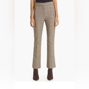 Veronica Beard  side slit plaid pants